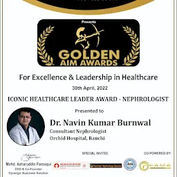 Dr Navin Burnwal-Kidney doctor, Kidney specialist, Nephrologist in Ranchi Jharkhand