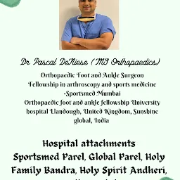 Dr. Pascal Deniese - Foot and Ankle Specialist in Mumbai | Orthopedic Doctor | Ankle Injury Treatment | Foot Doctor in Mumbai