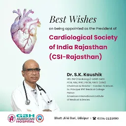 Dr.S.K Kaushik - Best Cardiologist in Udaipur