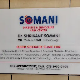 DR SHRIKANT SOMANI - SOMANI DIABETES AND ENDOCRINE CARE CENTER