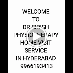 DR.SIRISH (Best Physiotherapist) Home Visit Service near Banjara Hills