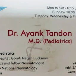 Dr. Tarun Anand (Child & Newborn Specialist) Lucknow