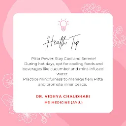 Dr.Vidhya Chaudhari- Ayurvedic clinic in Kharghar