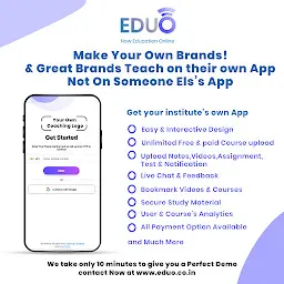 Eduo - Create and Sell Courses Online in Your Own Coaching App