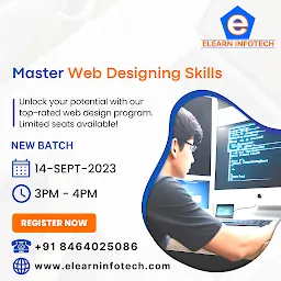 Elearn Infotech - MERN Java Python Fullstack | UI Development React JS | PHP Web Development UI UX Courses Training Hyderabad