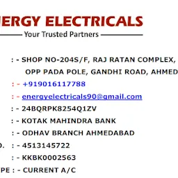 Energy Electricals