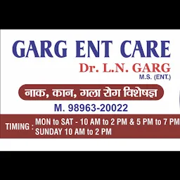 Garg E.N.T Care – Best ENT Doctors | Ear Nose Throat Surgeons | Top ENT Specialists in Ambala