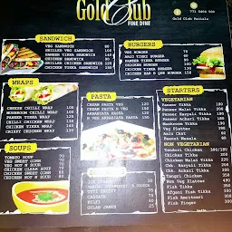 Gold club fine dine