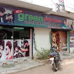 Green styles unisex hair style parlour