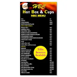 Hot Box & Cups