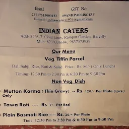 Indian caters tiffin service