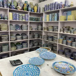 Jaipur blue pottery factory