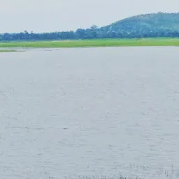 Khaibandha Dam , Spillway and Reservoir .