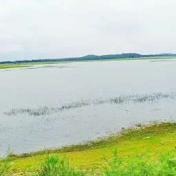 Khaibandha Dam , Spillway and Reservoir .