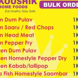 Koushik Home Foods (Eat healthy stay safe)