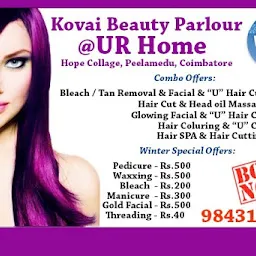 KOVAI BEAUTY PARLOUR @ UR HOME