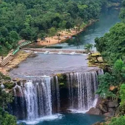Krangshuri Waterfall Amlarem, West Jaintia Hills. Meghalaya