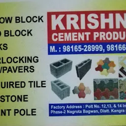 Krishna Cement Products Industrial Area Nagrota Bagwan