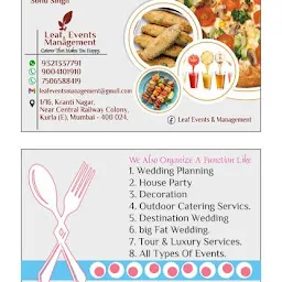 Leaf Event's & Catering Services