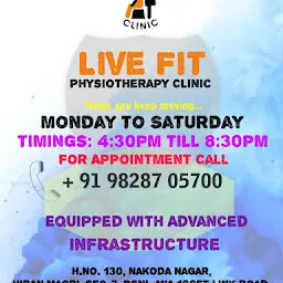 LIVE FIT PHYSIOTHERAPY CLINIC