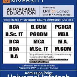 LPU UNIVERSITY DISTANCE EDUCATION- BA/MA/B COM/ M COM /MBA/BBA/BSC /MSC /MA PUNJABI/COURSES/DISTANCE EDUCATION/Dasuya