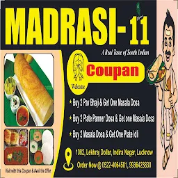 MADRASI 11 ( Best Dosa in Lucknow, Best South indian food)