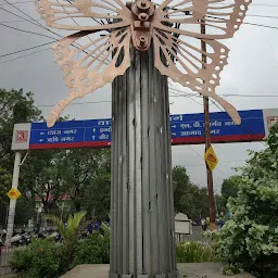 Mechanical Butterfly Statue