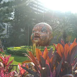 Modern Art Face Statue