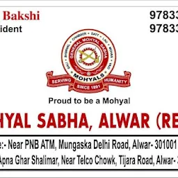 Mohyal Sabha Alwar Regd