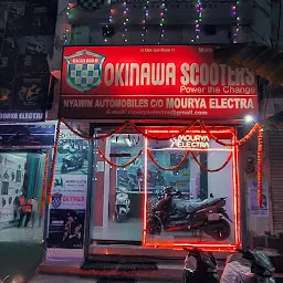 MOURYA ELECTRA OKINAWA ELECTRIC SCOOTER SHOWROOM