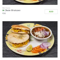 Mourya Special Cholai Kulchai & Bhatura