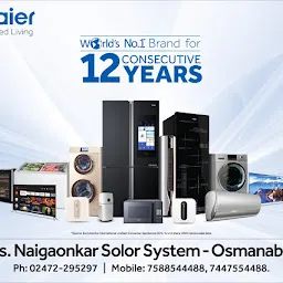 Naigaonkar solar system HAIER EXCLUSIVE SHOWROOM