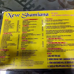 New Shamiana Vegetarian Restaurant