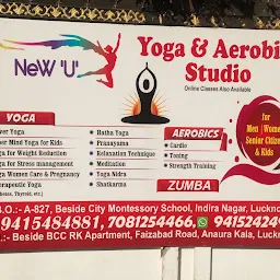 NeW 'U' Yoga & Aerobics Studio-Yoga classes near me, Indira Nagar Lucknow-Yoga for kids,senior citizen-Yoga for weight loss