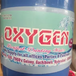 Oxygen purified drinking water