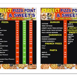 Perfect pizza point & sweet's