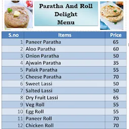 Prasad's Roll & Parathas