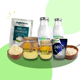 Puresh Daily. home delivery of Pure, fresh organic milk ,ghee and paneer