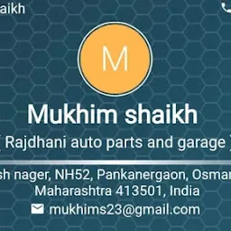 Rajdhani parts & motors