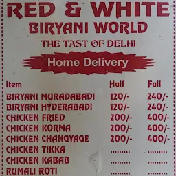 Red and White Biryani world