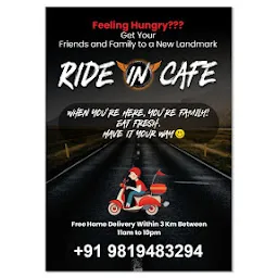 Ride in cafe