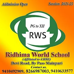 Ridhima World School, Mainpuri