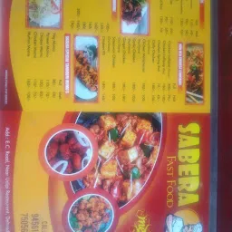 Sabera fast food Chinese Indian restaurant