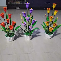 SAR SRISHTI, Artificial Flowers Bouque Sticks Pots Sellers And Making Classes