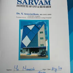 Sarvam Institute of ENT & Research