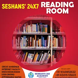 Seshan's IAS Academy Reading Room & Library