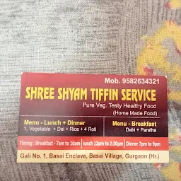 Shree shyam tiffin service