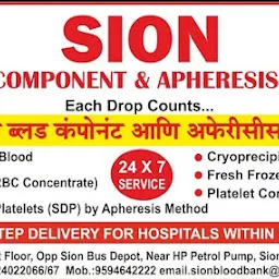 Sion Blood component and Apheresis Centre