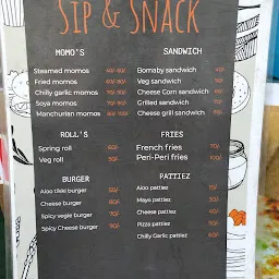 Sip and Snack @classic food