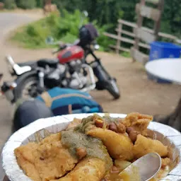 Tea samosha and pakoda